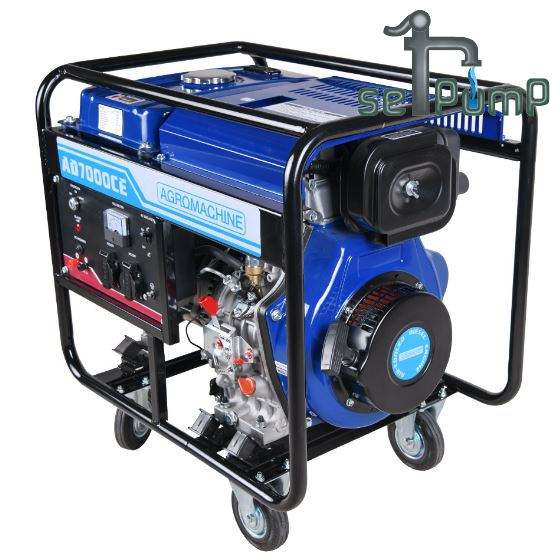 موتور برق دیزلی هندلی 5/5 کیلو وات اگرو