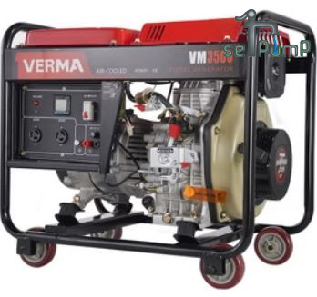 موتور برق دیزلی تکفاز ورما