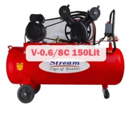 کمپرسور تکفاز V-0.6/8C-150Lit